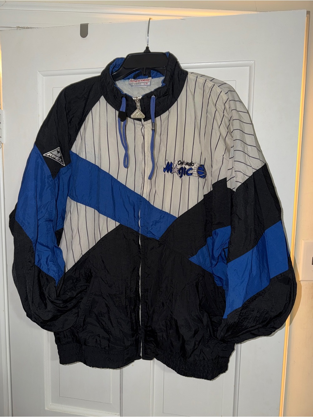 Vintage Orlando Magic Color block Windbreaker Jacket